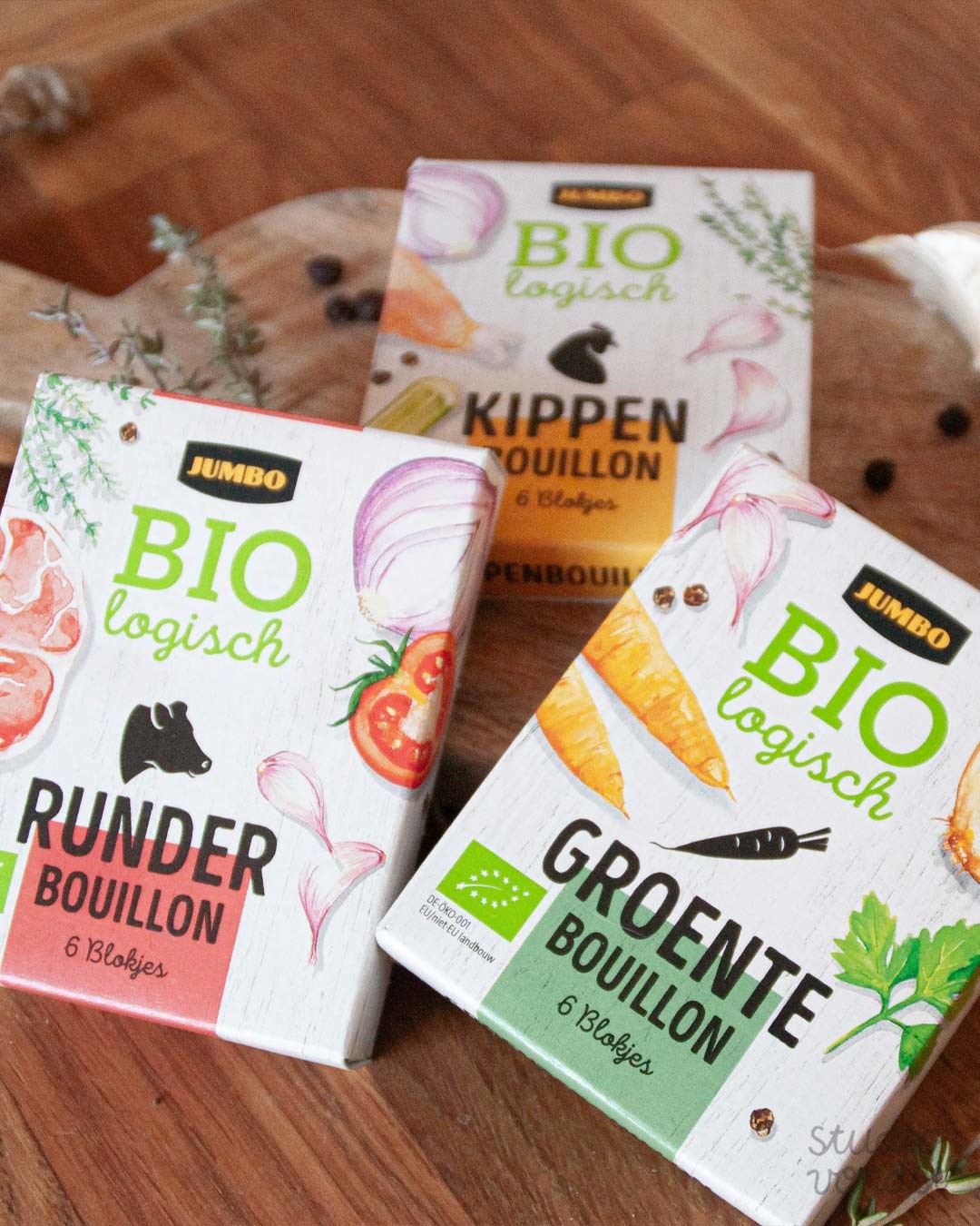 ‘Jumbo biologische bouillons zijn kunstwerkjes in het schap’